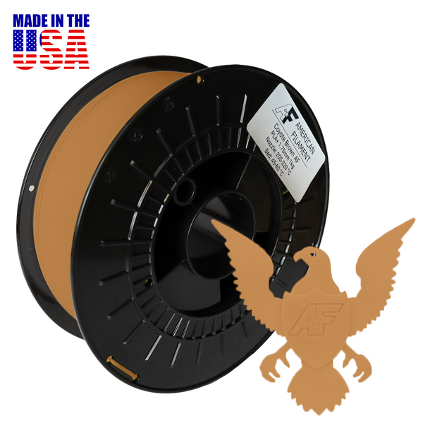 Coyote Brown AF PLA+ 3D Printer Filament, 1.75 mm Diameter