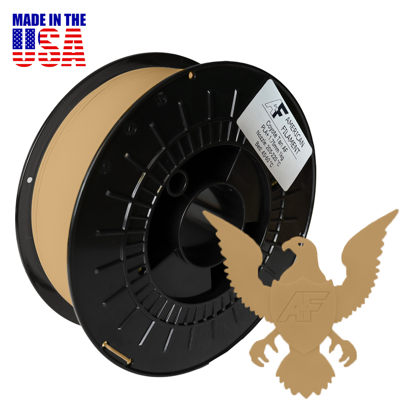 Coyote Tan AF PLA+ 3D Printer Filament, 1.75 mm Diameter